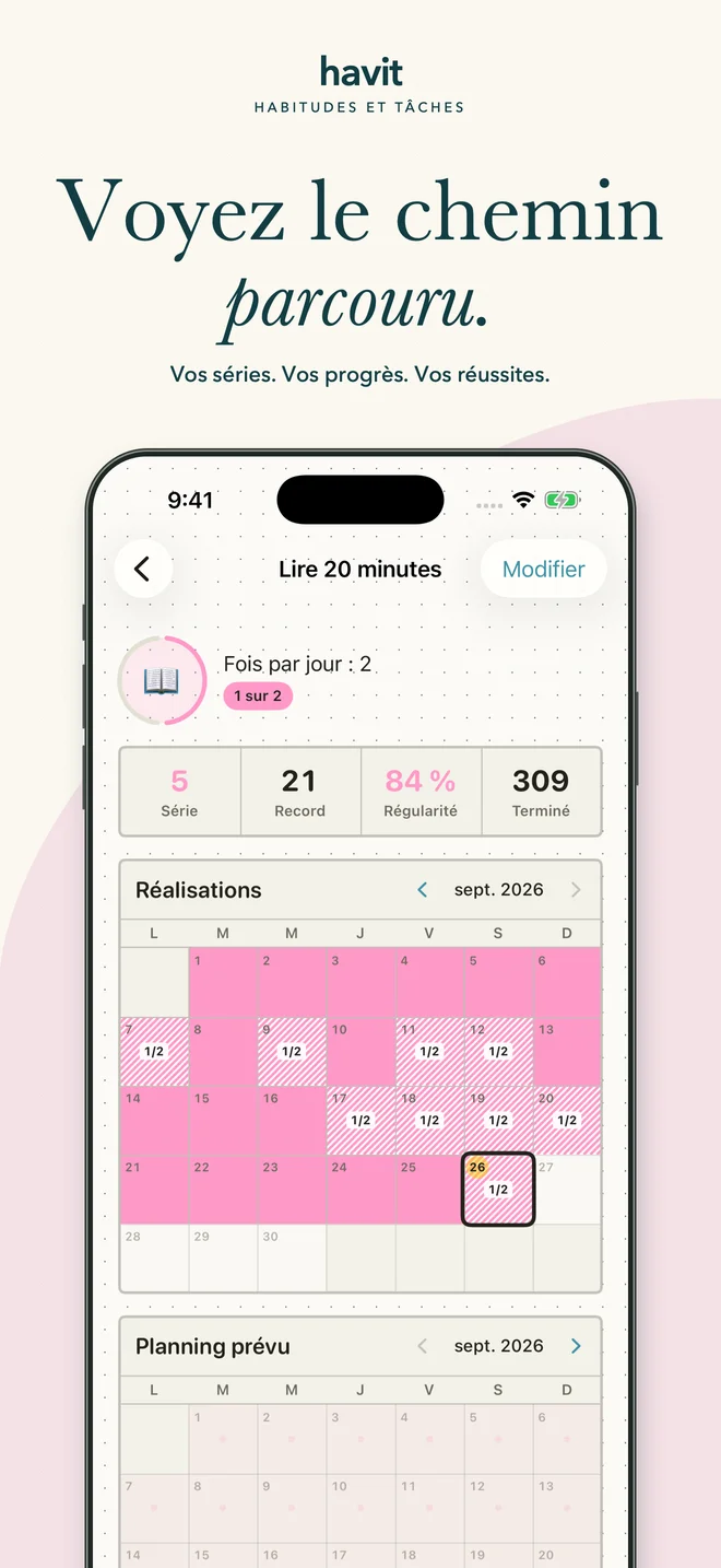 UN PLANNING QUI S’ADAPTE